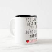 Best Thing I Found Online – Custom Name Mug ツートーンマグカップ (正面左)
