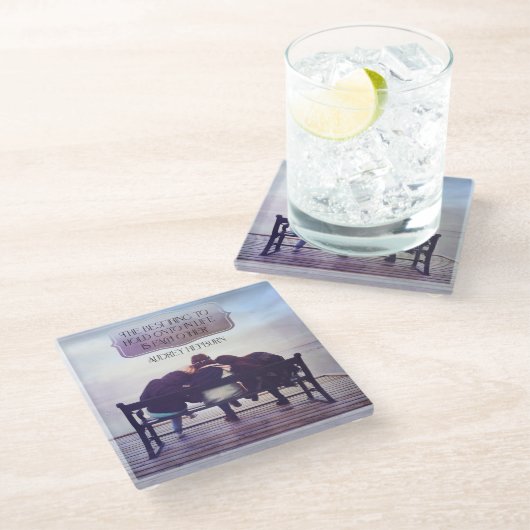 Best Thing To Hold Onto In Life ガラスコースター (アングル)