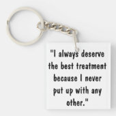Best treatment  キーホルダー (正面)
