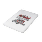 Best Truckin Dad Ever Vintage Truck Shirt Design_1 バスマット (アングル)