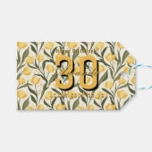 Best Tulip Themed Daughter’S Birthday ギフトタグ (正面(横))