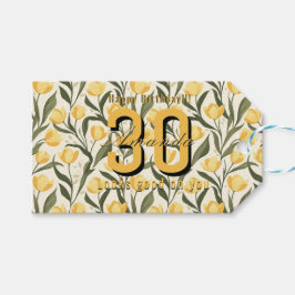 Best Tulip Themed Daughter’S Birthday ギフトタグ