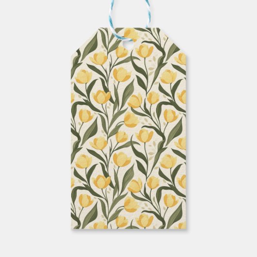 Best Tulip Themed Daughter’S Birthday ギフトタグ (裏面)