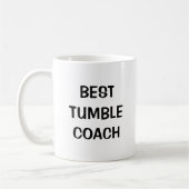 Best Tumble Coach with Name コーヒーマグカップ (左)