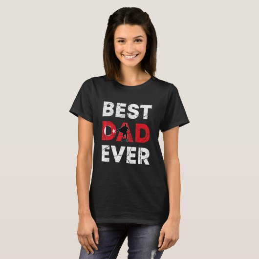 Best Turkish Dad Ever Turkey Daddy Father s Day Tシャツ (正面フル)