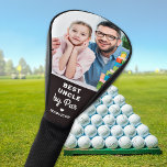 Best UNCLE By Par Custom Photo Father's Day ゴルフヘッドカバー<br><div class="desc">Best Uncle By Par ... Two of your favorite things, golf and the kids ! Now you can take them with you as you play 18 holes . Customize these happy Father's Day golf head covers with your child's favorite photo and name. Great gift to all golf dads and golf...</div>