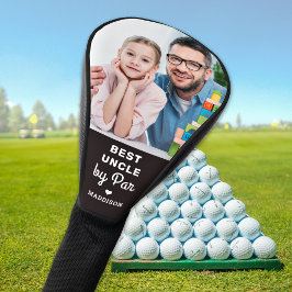Best UNCLE By Par Custom Photo Father's Day ゴルフヘッドカバー