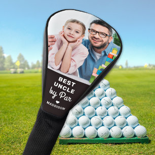 Best UNCLE By Par Custom Photo Father's Day ゴルフヘッドカバー