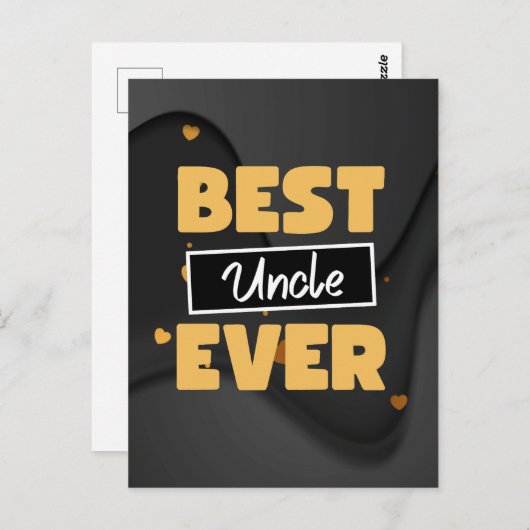 Best Uncle ever ポストカード (正面/裏面)