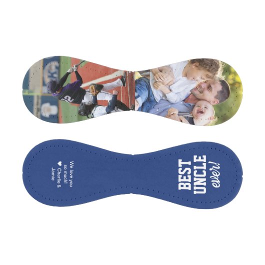 Best Uncle Ever Custom Photo Personalized 野球ボール (パネル)