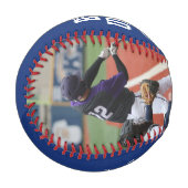 Best Uncle Ever Custom Photo Personalized 野球ボール (正面左)