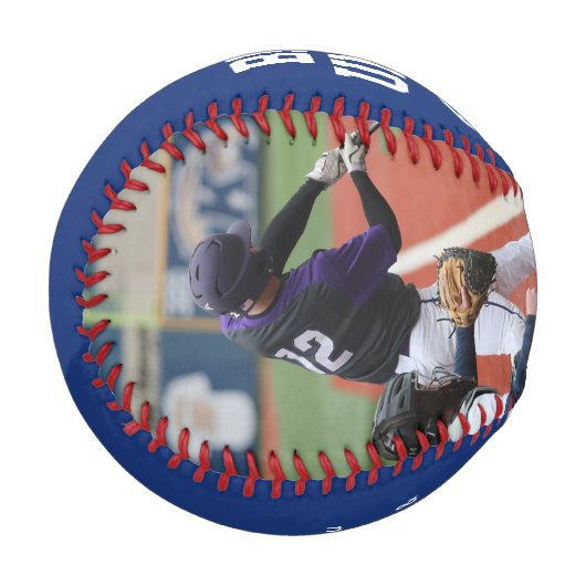 Best Uncle Ever Custom Photo Personalized 野球ボール (正面左)