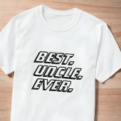 Best Uncle Ever Modern Racing Tシャツ