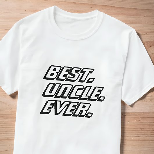 Best Uncle Ever Modern Racing Tシャツ