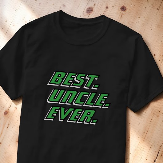 Best Uncle Ever Modern Racing Tシャツ