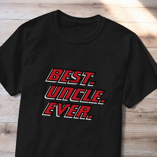 Best Uncle Ever Modern Racing Tシャツ