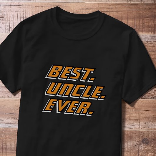 Best Uncle Ever Modern Racing Tシャツ