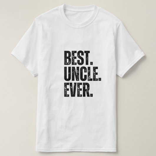Best Uncle Ever Tシャツ (デザイン正面)