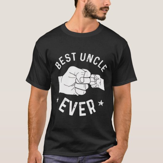 Best Uncle Ever T-Shirt, Funny Family Humor Tee Tシャツ (正面)