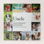 Best Uncle Funcle Definition 12 Photo ジグソーパズル<br><div class="desc">12 photo collage jigsaw for you to personalise for your special,  favourite Uncle or Funcle to create a unique gift. A perfect way to show him how amazing he is every day. Designed by Thisisnotme©</div>