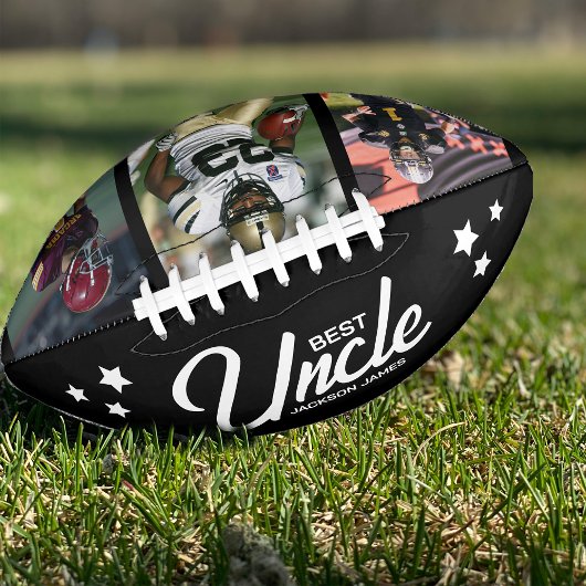 Best Uncle Photo Collage Football アメリカンフットボール
