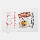 Best Valentine’s Gift Funny Food Kitchen Towel キッチンタオル (横)