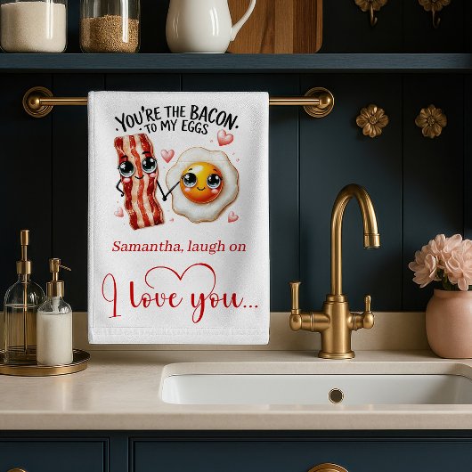 Best Valentine’s Gift Funny Food Kitchen Towel キッチンタオル