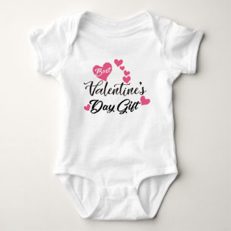 Best Valentines Day Baby Bodysuit - Cute Gift Desi ベビーボディスーツ