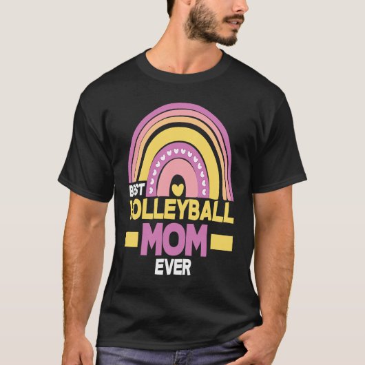 Best Volleyball Mom Ever  Volleyball Mom  1 Tシャツ (正面)