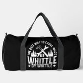 Best Way Carve Wood Whittle ダッフルバッグ (正面)