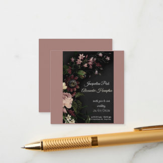 best wedding purple card エンクロージャーカード