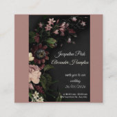 best wedding purple card エンクロージャーカード (正面)