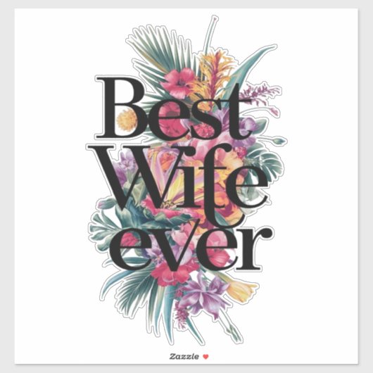 Best wife ever  シール (シート)