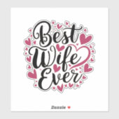 Best wife ever  シール (シート)