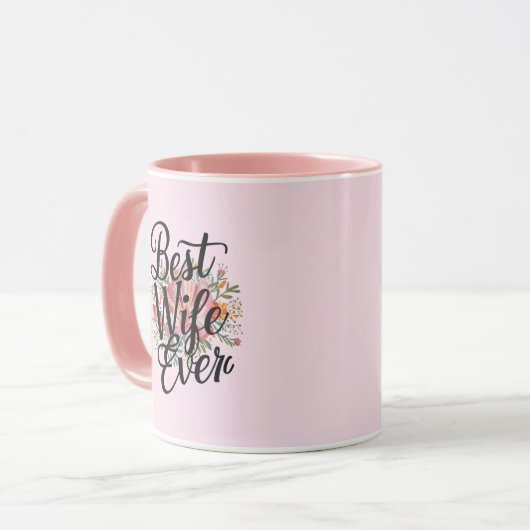 Best wife ever  マグカップ (正面左)