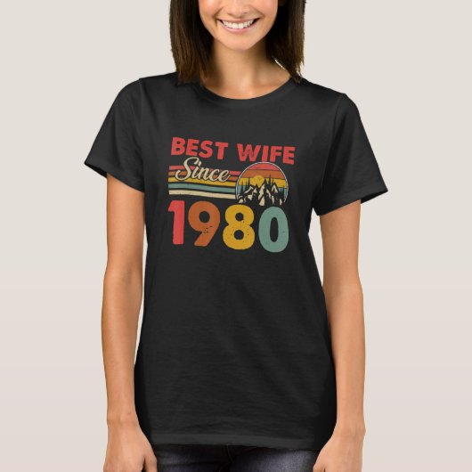 Best Wife Since 1980 Epic Matching 43rd Wedding An Tシャツ (正面)