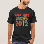 Best Wife Since 2012 Epic Matching 11th Wedding An Tシャツ (正面)