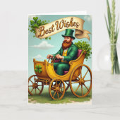 Best Wishes Emerald Man Card カード (正面)