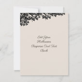 Best Wishes for a Happy Halloween 出欠カード (裏面)