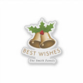 Best Wishes Jingle Bells Smith Family シール (正面)