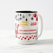 Best Wishes New Year Cup ツートーンマグカップ (正面右)