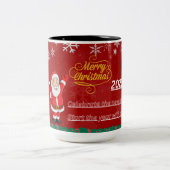 Best Wishes New Year Cup ツートーンマグカップ (中央)