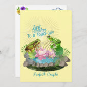 Best wishes to a toad-ally perfect couple シーズンカード (正面/裏面)
