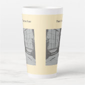 Best Yoga Teacher Ever カフェラテマグ (正面)