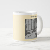 Best Yoga Teacher Ever ジャンボコーヒーマグカップ (正面右)