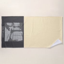 Best Yoga Teacher Ever ビーチタオル