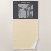 Best Yoga Teacher Ever ビーチタオル (正面)