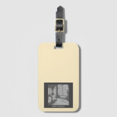 Best Yoga Teacher Ever ラゲッジタグ (正面縦)