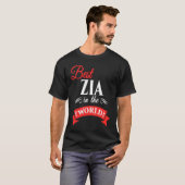 Best Zia In The World Italian Aunt Tシャツ (正面フル)