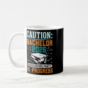Bestanden Caution Bachelor 2026 卒業パーティー G コーヒーマグカップ